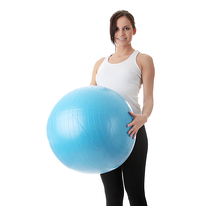 exercise ball, stability ball as a chair