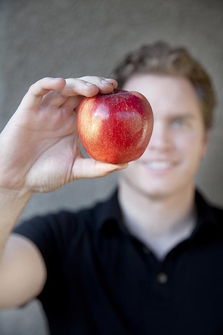 employee choose fruit