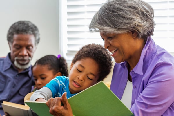 NIFS | Grandmother reading to grandchild