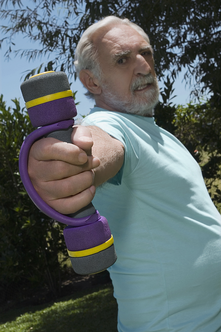 senior fitness, dumbbell, exercise, aging
